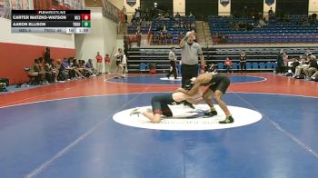 132 lbs Round 1 (16 Team) - Carter Matzko-Watson, Mt Zion, Jonesboro vs Aaron Ellison, Troup