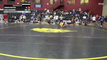 141 lbs Quarterfinal - Jordan Sexton, Emmanuel College vs Luke Johannes, Lander