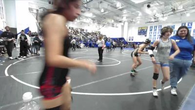 100 lbs Cons. Round 1 - Maya Guerra, Santa Monica vs Juliah Lee, El Dorado