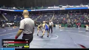 3 lbs Champ. Round 1 - Caleb Simpson, Parkwood vs Jesse Osborne, Forestview