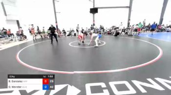 83 kg Consolation - Brayan Gonzalez, Virginia Team Predator #2 vs Dillon Worster, Doughboy Blue