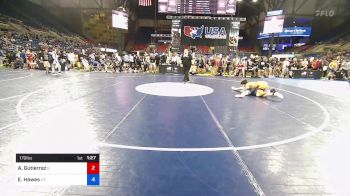 170 lbs Cons 16 #2 - Anthony Gutierrez, Illinois vs Elijah Hawes, Utah