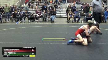 78 lbs Cons. Round 3 - Ven Pedroza, NBWC vs Asher Procunier, ARES Wrestling