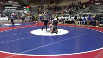 6A 106 lbs Cons. Round 1 - Douglas Liddell, CABOT HIGH SCHOOL vs Oliver Visecky, Little Rock Central High School