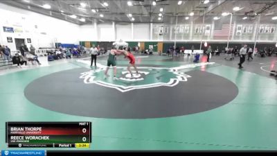 184 lbs Semifinal - Reece Worachek, UW-Parkside vs Brian Thorpe, Maryville University