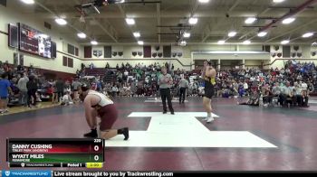 220 lbs Round 3 - Danny Cushing, Tinley Park (Andrew) vs Wyatt Miles, Fennimore