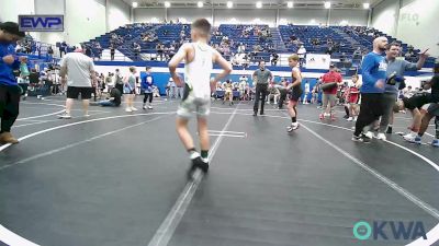 90 lbs Consi Of 4 - Landon Villines, Weatherford Youth Wrestling vs Lennon Lantz, Standfast OKC