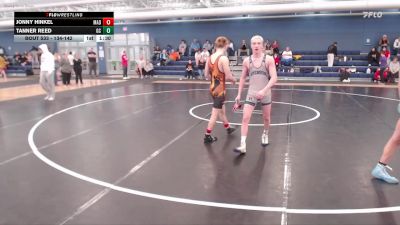 134-142 lbs Cons. Round 3 - Jonny Hinkel, Madison vs Tanner Reed, Gross Catholic