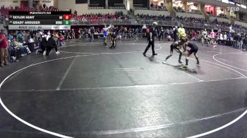 90 lbs Champ. Round 1 - Grady Arduser, Wisner Rec Wrestling Club vs Taylor Hunt, Nebraska Boyz