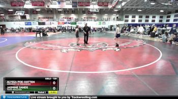 109 lbs Champ. Round 3 - Jasmine Sands, Texas Wesleyan vs Alyssa Poe-Hatten, University Of Providence