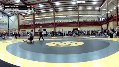 125 lbs Cons. Round 2 - Madison Miarka, Cleveland vs Maya Castrejon, Mountain View