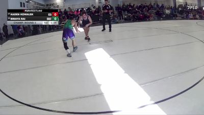 129 lbs Champ. Round 2 - Binaya Rai, BV Bison vs Kaden Kowalek, Kearney