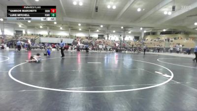 60 lbs Cons. Semi - Luke Mitchell, Fairview Jackets Youth Wrestling vs Samson Marchetti, Big Red Wrestling Club