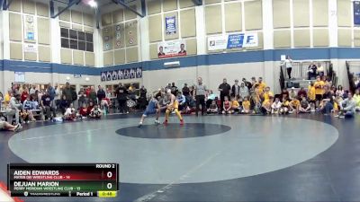 73 lbs Round 2 (3 Team) - Aiden Edwards, Mater Dei Wrestling Club vs DeJuan Marion, Perry Meridian Wrestling Club