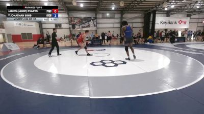 86 kg Champ. Rd Of 64 - James (Jamie) Evarts, Purple Valley Wrestling Club vs Jonathan Sims, Ohio Valley CC Wrestling Club