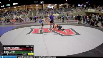 138 lbs Cons. Round 4 - Emmett Curl, Hillsboro Mat Club vs Clayton Waldron, Mountain View High School Wres