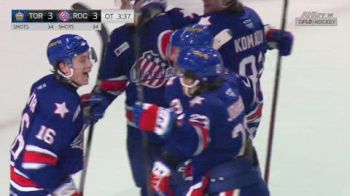 Trevor Kuntar Scores OT Winner, Fires Up Rochester Americans Fans With Celly