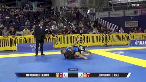 Lucas Gabriel L. Alves vs Leo Alexander England 2025 Pan IBJJF Jiu-Jitsu No-Gi Championship