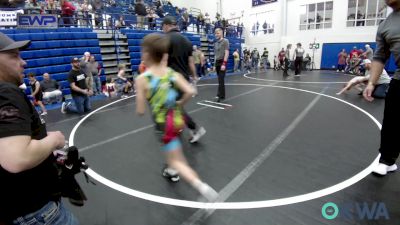 40 lbs Rr Rnd 2 - Macie Owen, Perry Wrestling Academy vs Elliott Underwood, Piedmont