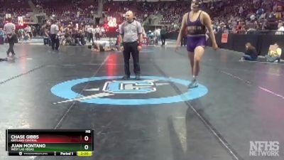 4A 215 lbs Quarterfinal - Chase Gibbs, Kirtland Central vs Juan Montano, West Las Vegas