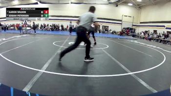 133 lbs Champ. Round 1 - Aaron Wilson, Rochester Christian vs Josiah Petersen, Cornerstone University