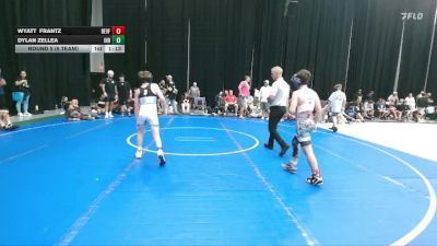 88 lbs Round 5 (6 Team) - Wyatt Frantz, Revival Freeze vs Dylan Zellea, Iron Horse Blue