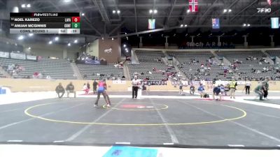 100 lbs Cons. Round 1 - Noel Karezo, Lafayette vs Anijah McGinnis, Central