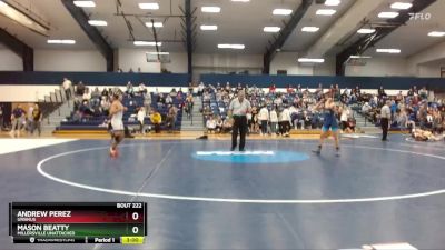 125 lbs Cons. Round 2 - Andrew Perez, Ursinus vs Mason Beatty, Millersville Unattached