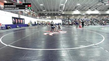 133 lbs Champ. Round 2 - Sam Blackmon, Missouri Baptist University vs Christian St. Clair, Unattached - Indian Hill