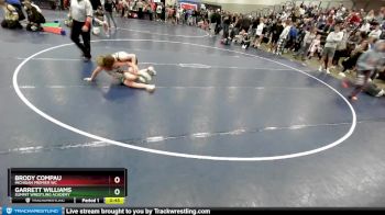 92 lbs Quarterfinal - Garrett Williams, Summit Wrestling Academy vs Brody Compau, Michigan Premier WC