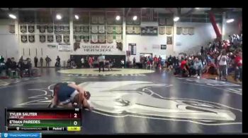 160 lbs Semifinal - Tyler Sauter, Liberty_AZ vs Ethan Paredes, Camarillo
