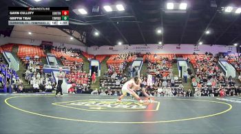 120 lbs Quarterfinals (8 Team) - Gavin Culloty, Clarkston HS vs Griffin Tibai, Bedford HS