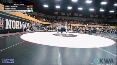 55 lbs Rr Rnd 3 - Gabriel Green, Comanche Takedown Club vs Kase Hood, Weatherford Youth Wrestling