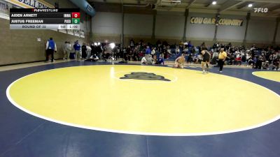 160 lbs Round Of 32 - Aiden Arnett, Immaculate Conception (IL) vs Justus Freeman, Pueblo East (CO)