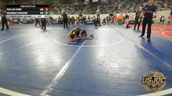 60 lbs Consi Of 16 #2 - Dallas Sims, Lions Wrestling Academy vs Boomer Stevens, Coweta Tiger Wrestling