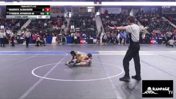 79 lbs Cons. Semi - Maddox Almaguer, Garden City vs Tyreese Atkinson Iii, Team Of Hard Knox