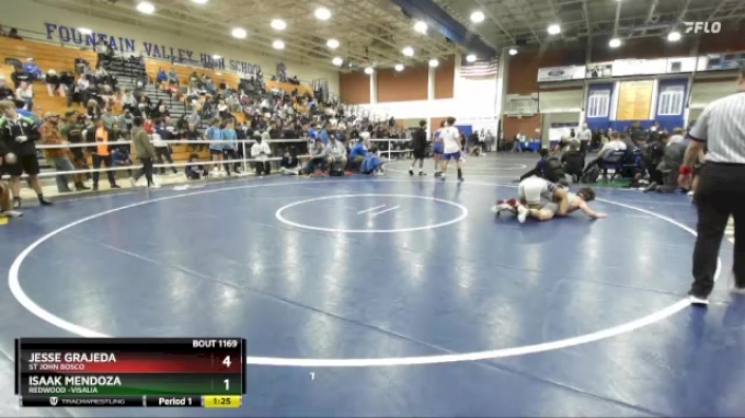 132 lbs Quarterfinal - Jesse Grajeda, St John Bosco vs Isaak Mendoza ...