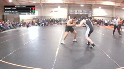 285 lbs Champ. Round 1 - Johnny Cruz, Indiana Tech vs Leyton Detter, Grand Valley State