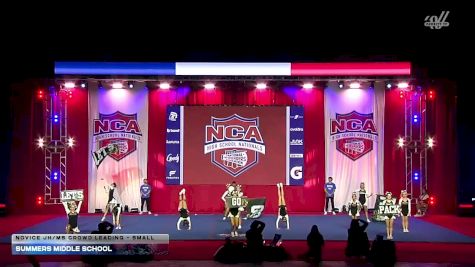 Summers Middle School [2026 Novice JH/MS Crowd Leading - Small] 2026 NCA High School Nationals