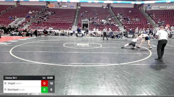 133 lbs Consy Rd I - Blaize Vogel, Montoursville vs Parker Sentipal, Burgettstown