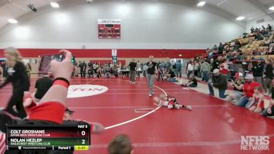 41-42 lbs Round 3 - Nolan Hezlep, Eaglecrest Wrestling Club vs Colt Groshans, Eaton Reds Wrestling Club