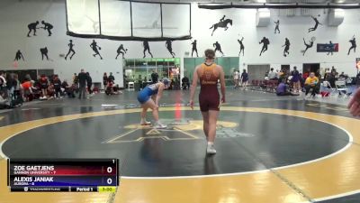 130 lbs Round 4 (16 Team) - Alexis Janiak, Aurora vs Zoe Gaetjens, Gannon University