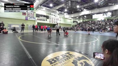 140 lbs 3rd Place Match - Makayla Pulido, CHATSWORTH vs Rachel Guerrero, University