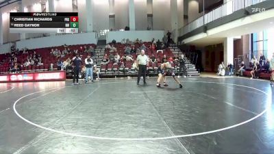 98 lbs Cons. Round 1 - Christian Richards, Tabb Wrestling Club vs Reed Gaynor, Nova WC