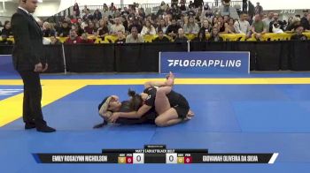 Emily Rosalynn Nicholson vs Giovanah Oliveira Da Silva 2025 World IBJJF Jiu-Jitsu No-Gi Championship