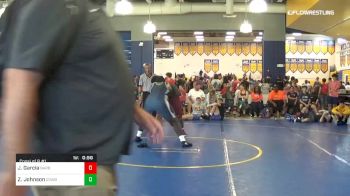 285 lbs Consi Of 8 #1 - Jose Garcia, Barbara Goleman vs Zac Johnson, Cowboy Wrestling Club