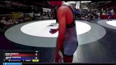 132 lbs Round 2 (16 Team) - Ryan Espiritu, MDWA vs Abram Montoya, IEWA