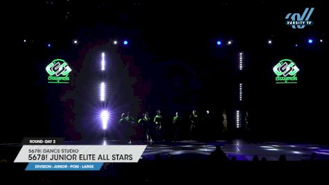 5678! Dance Studio - 5678! Junior Elite All Stars [2023 Junior - Pom - Large Day 2] 2023 ASC Schaumburg Showdown & CSG Schaumburg Dance Grand Nationals