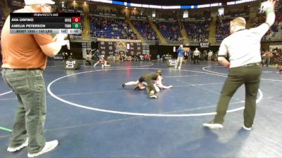 100 lbs Quarterfinal - Ava Orfino, Susquenita vs Amelia Peterson, Tunkhannock