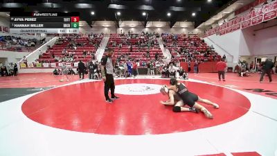 HS 135 lbs Quarterfinal - Hannah Miller, BRIDGE CREEK vs Ayva Perez, TUTTLE
